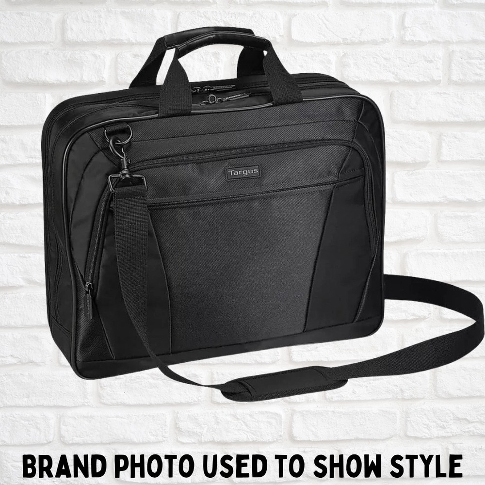 Targus CityLite Black Laptop Briefcase 16" Lightweight Padded Bag Travel Office